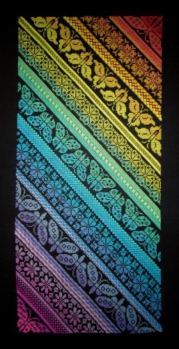 Twisted Rainbow Sampler (cross stitch only version)
